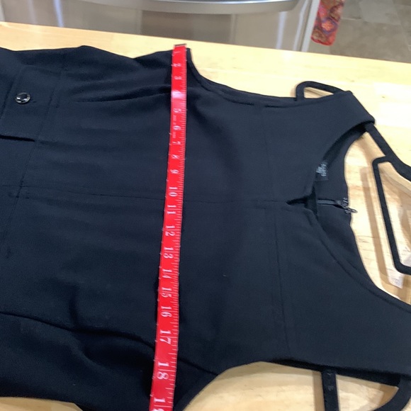 Talbots size large petite classic black dress rayon/nylon/spandex fabric. See - Picture 12 of 16
